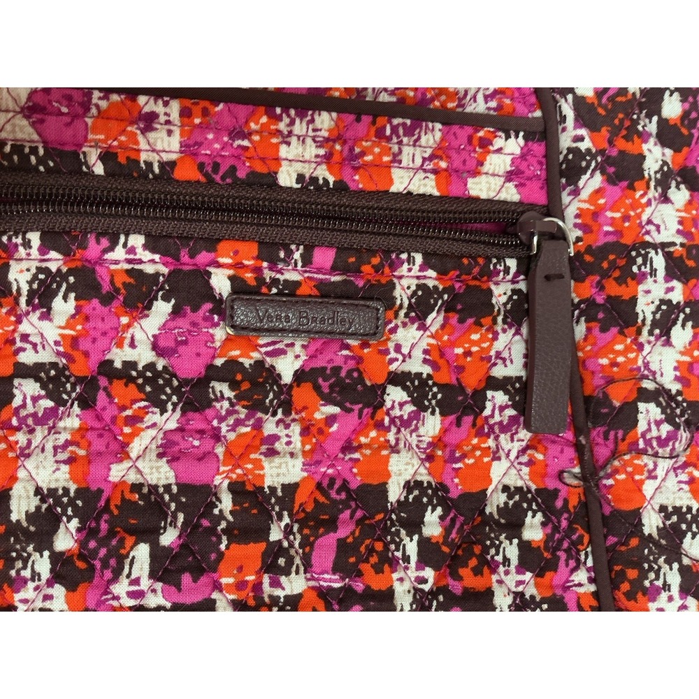 Vera Bradley Hipster Crossbody Purse Houndstooth Tweed Travel - Picture 5 of 14